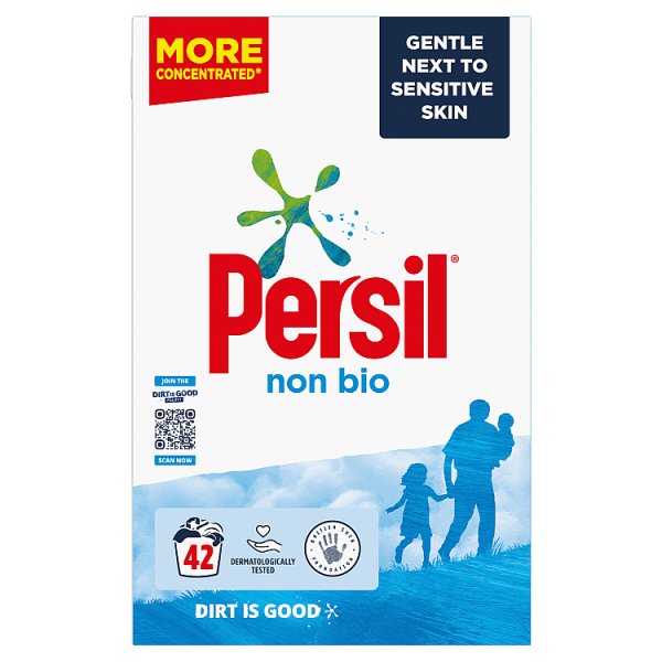 Persil Non Bio Washing Powder 42w 2.1kg pack shot