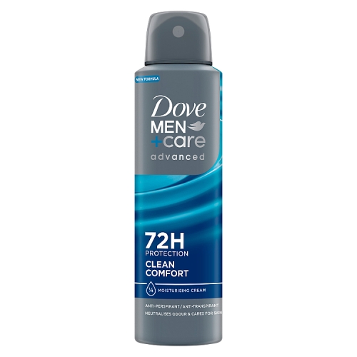 Dove Men Apa Advanced Clean Comfort 150ml pack shot