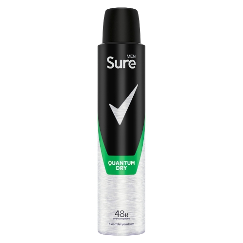 Sure Men Apa Quantum Dry Compressed 200ml pack shot