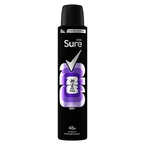 Sure Men Apa Active Dry Compressed 200ml pack shot