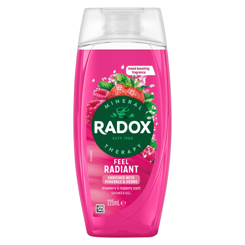 Radox Shower Gel Feel Radiant 225ml pack shot