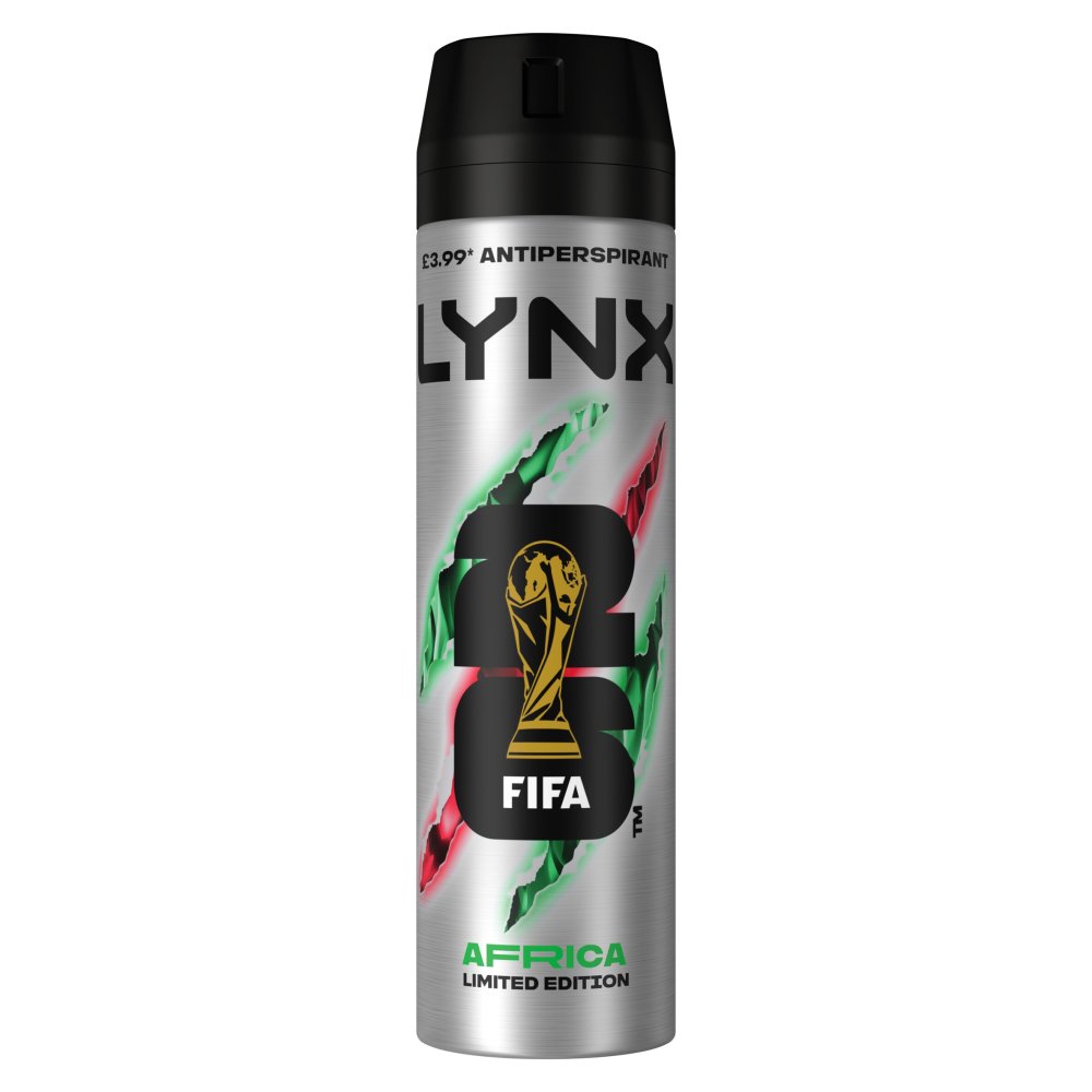 Lynx Ap Africa 200ml PMP pack shot