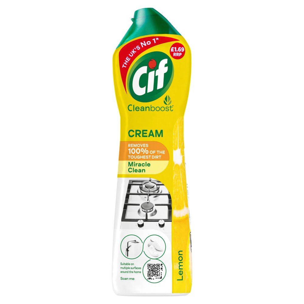 Cif Cream Cleaner 500ml PMP pack shot