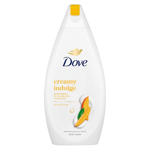 Dove Creamy Indulge Body Wash  450ml pack shot