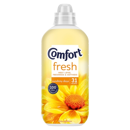 Comfort Fabric Conditioner Sunshiny Days 31s 930ml pack shot