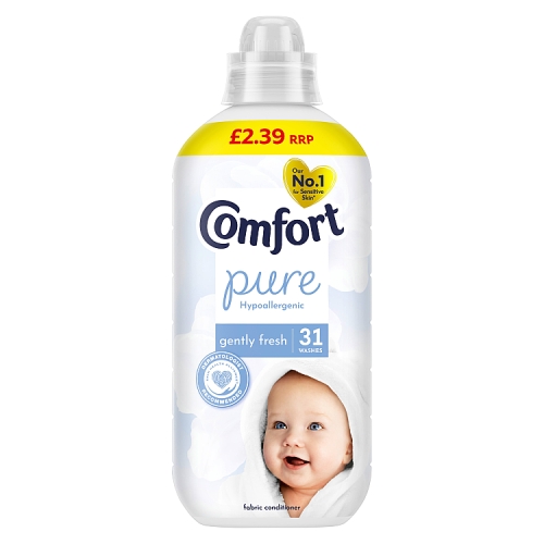 Comfort Fabric Conditioner Pure 31W 930ml PMP pack shot