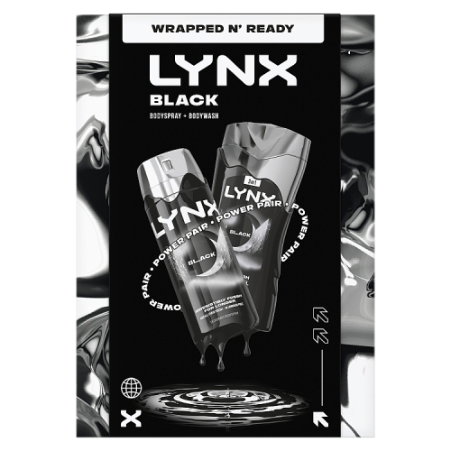 Lynx Black Duo Gift Set 1s pack shot