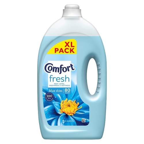 Comfort Fabric Conditioner Blue Skies 80w 2.4Ltr pack shot