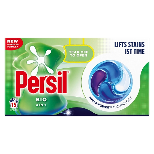 Persil 4 in 1 Bio Caps 15w 306g pack shot