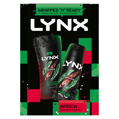 Lynx Africa Duo Gift Set 1s pack shot