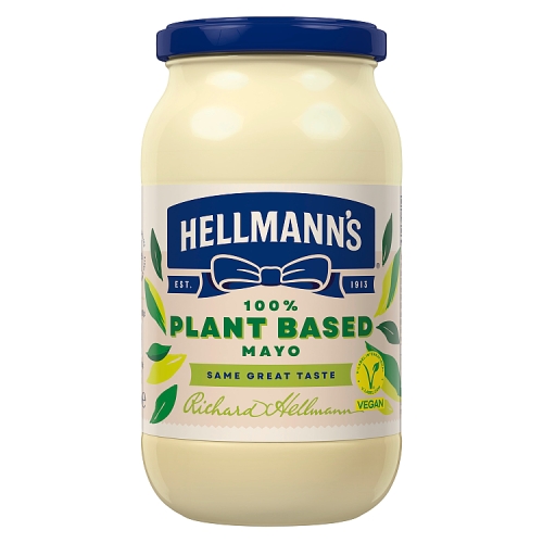 Hellmanns Plant Based Mayo Jar 400g pack shot