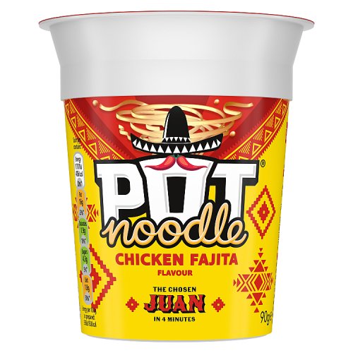 Pot Noodle Chicken Fajita 90g pack shot