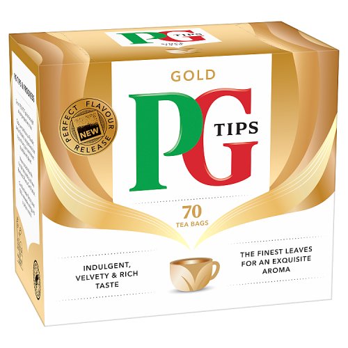 PG Tips Gold 70s 203g pack shot