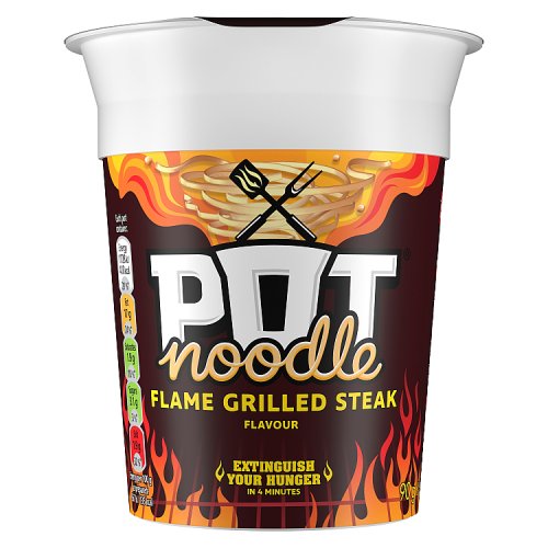 Pot Noodle Flame Grilled Steak 90g pack shot