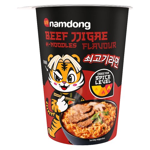 Namdong Noodle Pot Beef Jjigae 84g pack shot