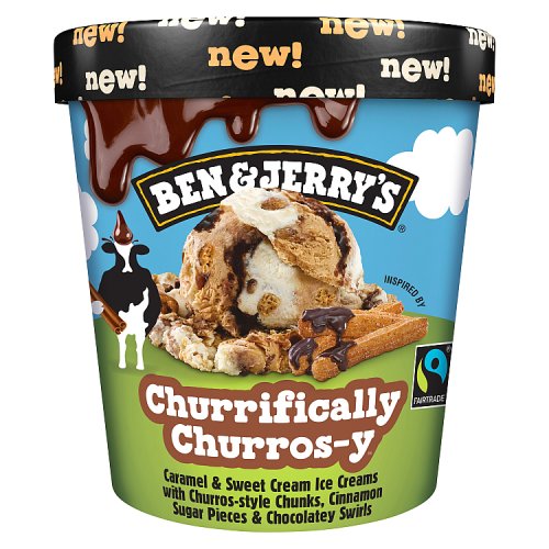 Ben & Jerrys Churrifically Churros-y 465ml pack shot