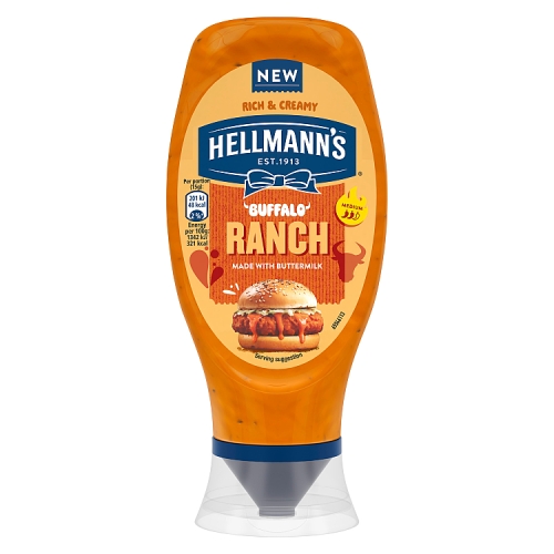 Hellmanns Buffalo Ranch Sauce 430ml pack shot
