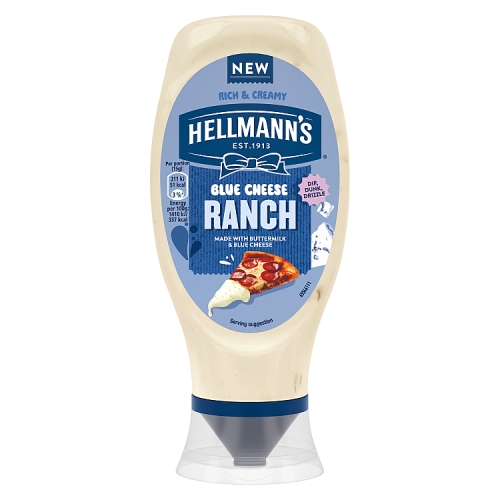 Hellmanns Blue Cheese Ranch Sauce 430ml pack shot