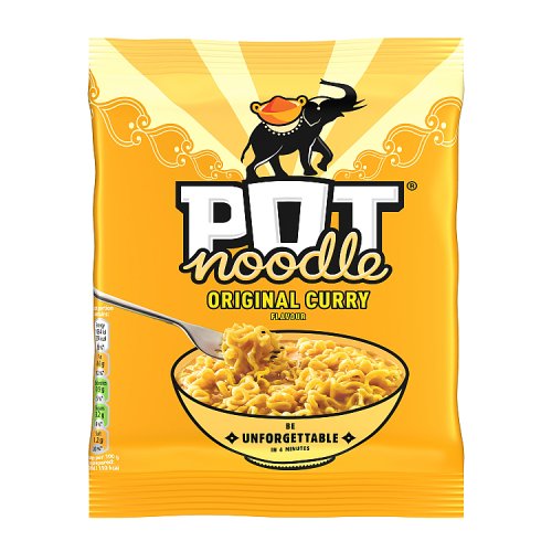 Pot Noodle Block Curry 114g pack shot