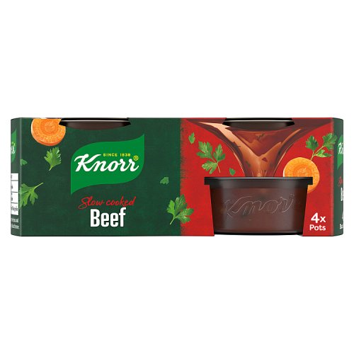 Knorr Stock Pot Beef 4pk (4 x 28g) pack shot