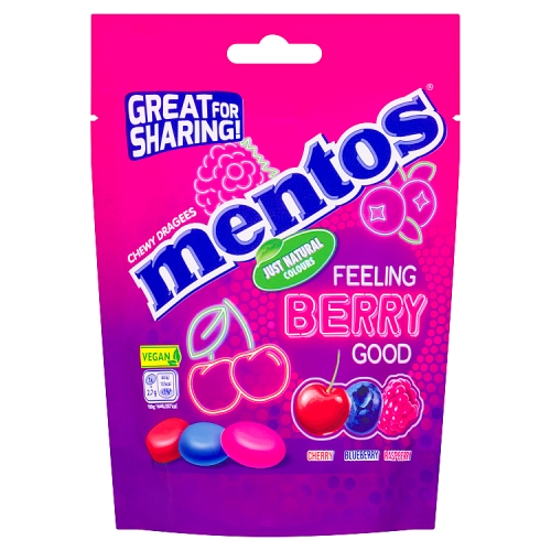 Mentos Feeling Berry Good 140g pack shot