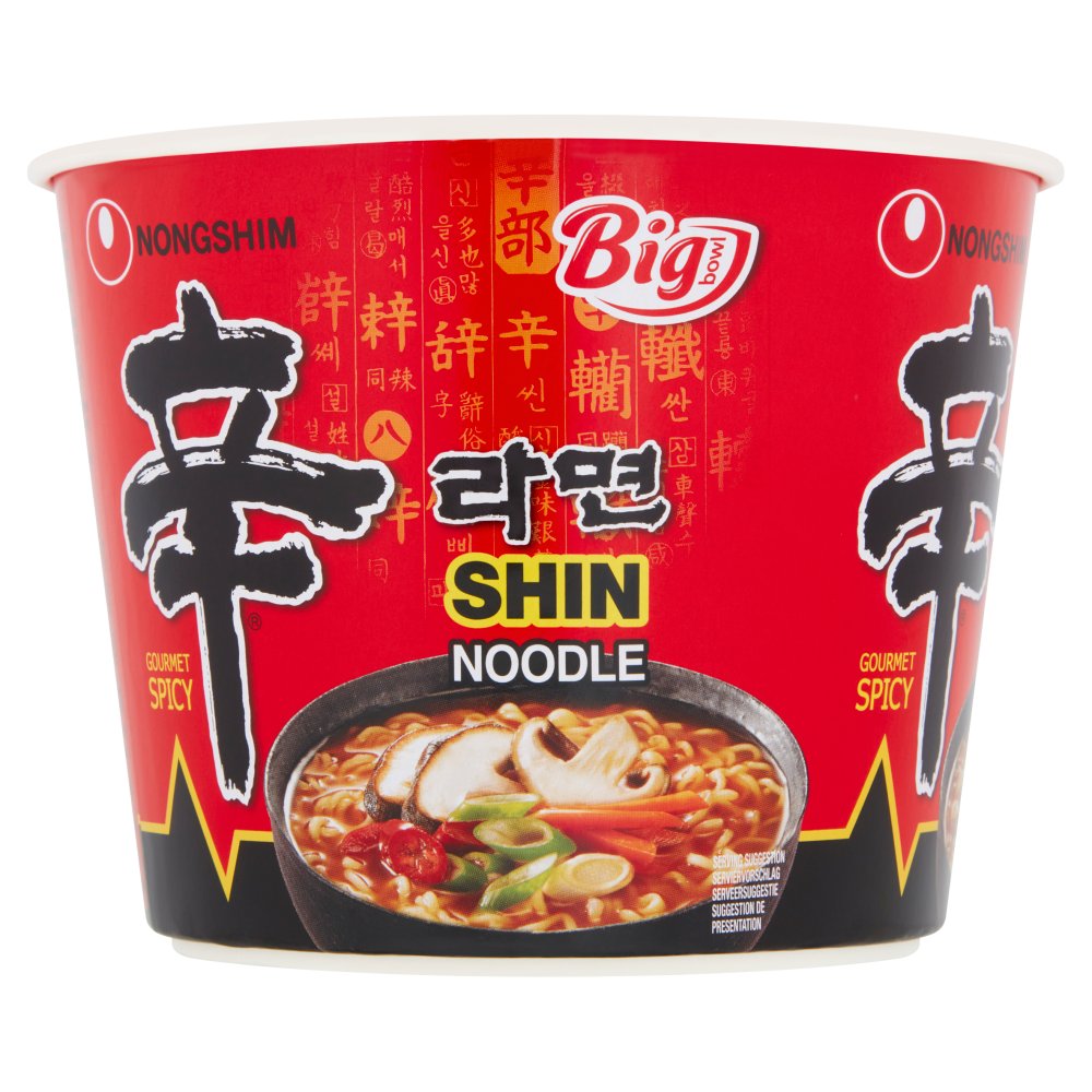 Nongshim Shin Big Bowl Hot & Spicy 114g pack shot