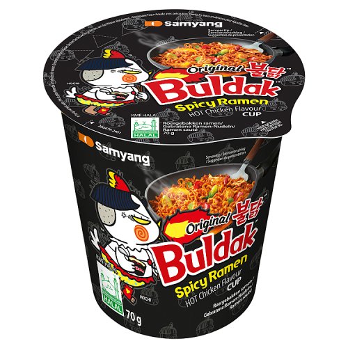 Buldak Ramen Cup Original 6pk (6 x 70g) pack shot