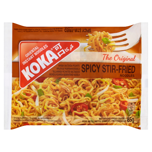 Koka Stir Fry Instant Noodles 85g pack shot