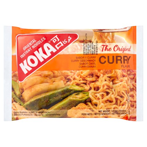 Koka Instant Noodles Curry Flavour 85g pack shot