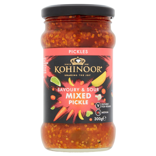 Kohinoor Mixed Pickle 300g pack shot