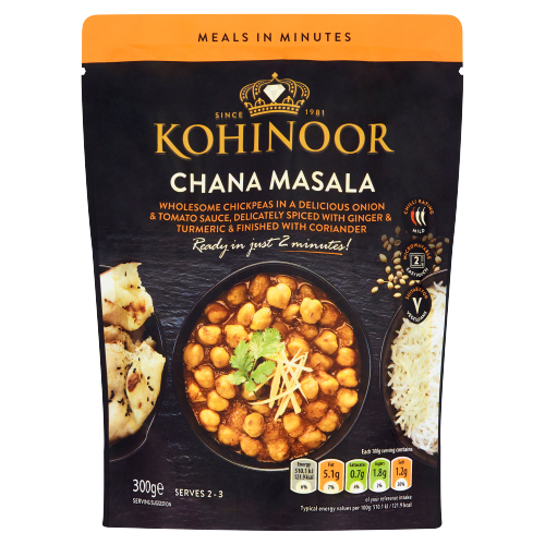 Kohinoor Chana Masala 300g pack shot