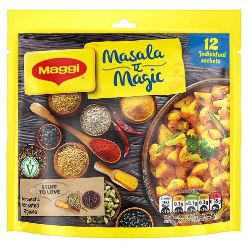 Maggi Masala Magic 12 x 6g pack shot