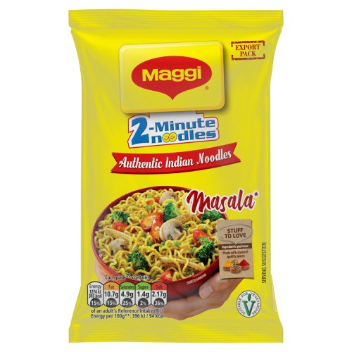 Maggi 2-Minute Noodles Masala Spicy 70g pack shot