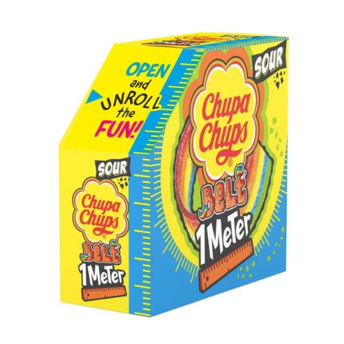 Chupa Chups 1M Sour Belt 12 x 55g pack shot