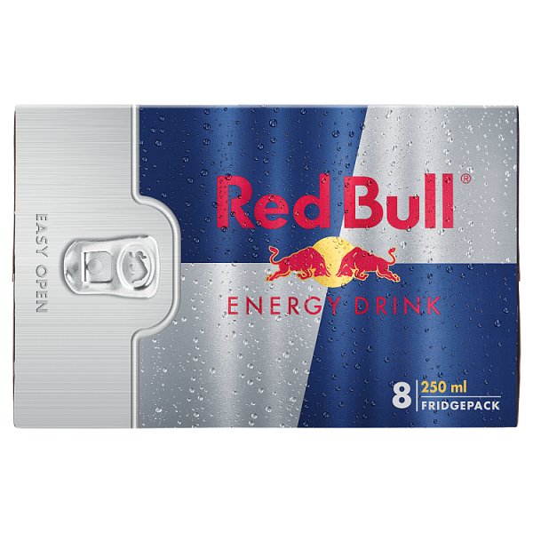Red Bull Energy 8pk (8 x 250ml) pack shot