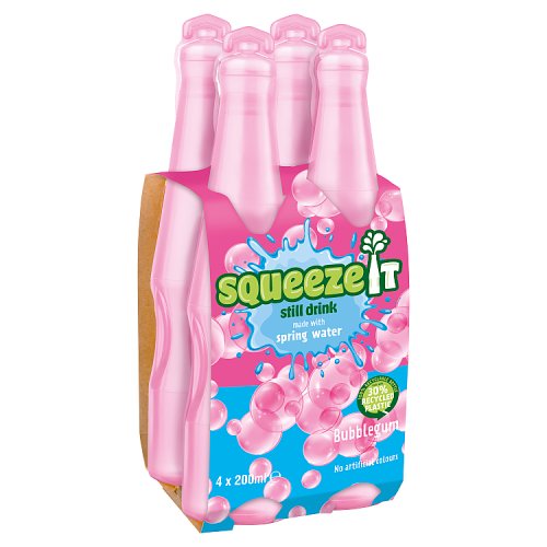 Squeeze It Bubblegum 4pk (4 x 200ml) pack shot