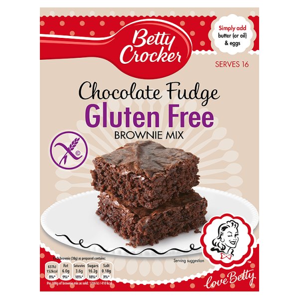 Betty C Gluten Free Fudge Brownie 415g pack shot