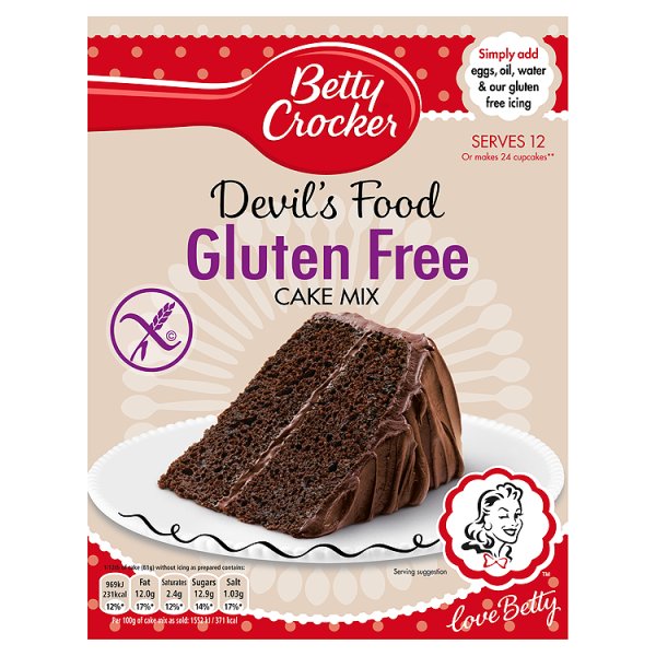 Betty C Gluten Free Devil Food Cake 425g pack shot