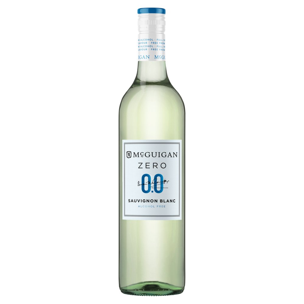 Mcguigan Zero Sauv Blanc 0.05% 75cl 750ml pack shot