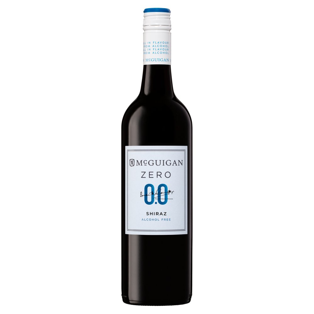 Mcguigan Zero Shiraz 0.05% 750ml pack shot
