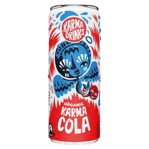 Karma Cola Cans 250ml pack shot