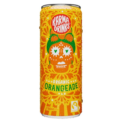 Karma Orangeade Cans 250ml pack shot