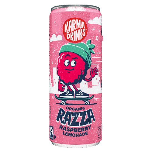 Karma Raspberry Lemonade Cans 250ml pack shot