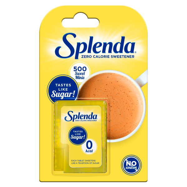Splenda Zero Calorie Sweetener 500s Sweet Minis 7.5g pack shot