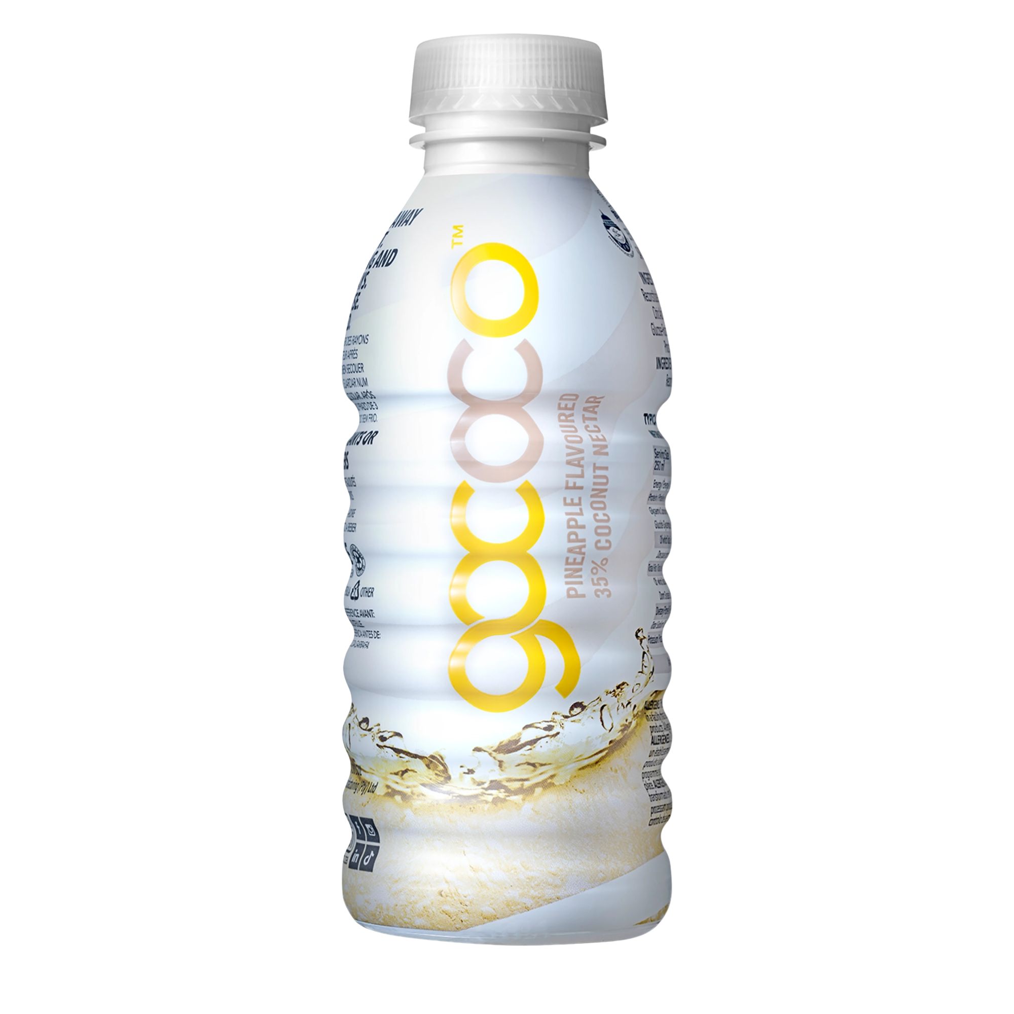 Gococo Coconut Water Pineapple Flavour 500ml pack shot